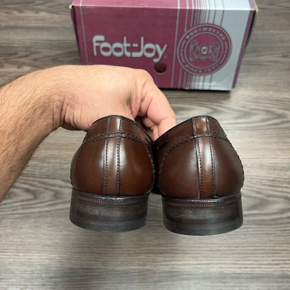 NEW FootJoy Classics Brown Tassel Loafers 8.5 D main image 8